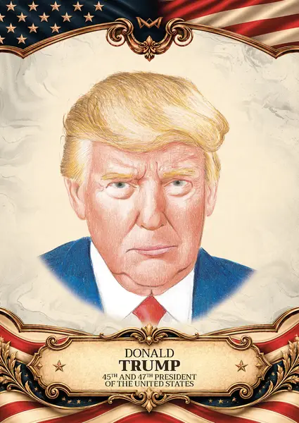 Donald Trump · Hand-drawn /20 · 3HD-44