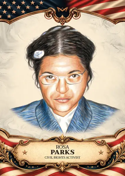 Rosa Parks · Hand-drawn /20 · 3HD-48