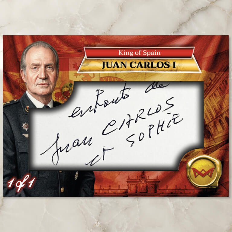 Juan Carlos I · Authentic Relic Jumbo 1/1 · 2RL-37j
