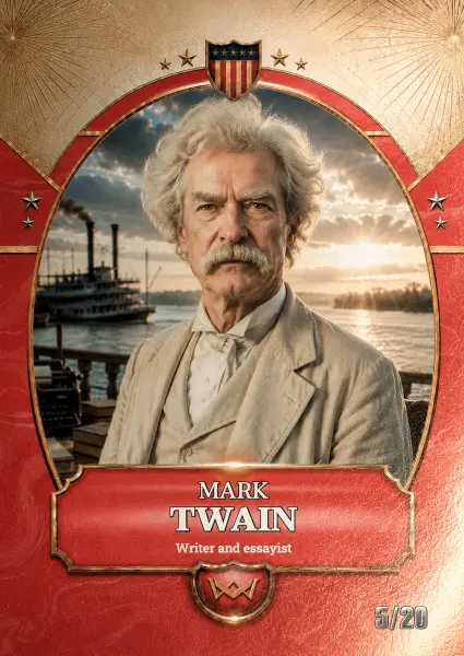 Mark Twain · Foilstar Red /20 · 3FE-099