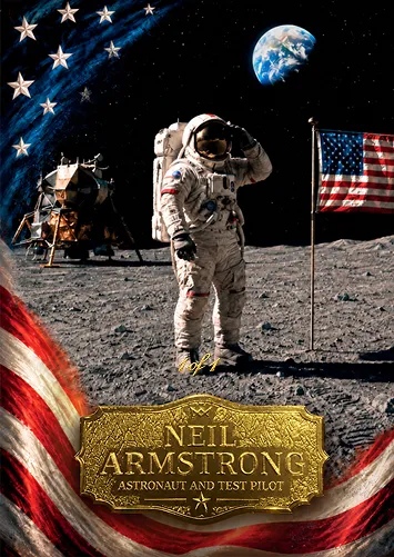 Neil Armstrong · FullArt Rainbow 1/1 · 3FR-09