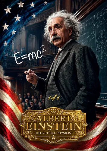 Albert Einstein · FullArt Rainbow 1/1 · 3FR-10