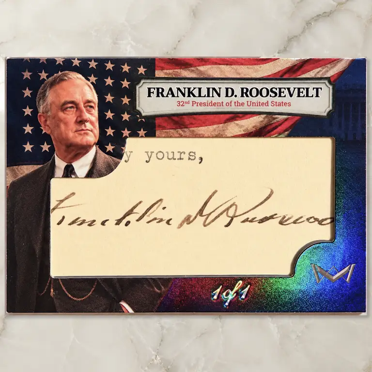 Franklin D. Roosevelt · Authentic Relic Jumbo 1/1 · 3RL-28j