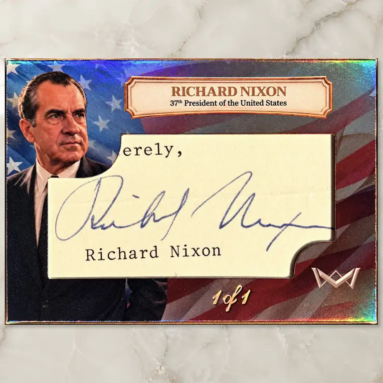 Richard Nixon · Authentic Relic Jumbo 1/1 · 3RL-29j